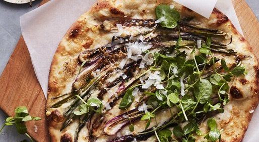 Foodie Friday – Eggplant Pizza with Chorizo, Arugula & Fresh Herbs